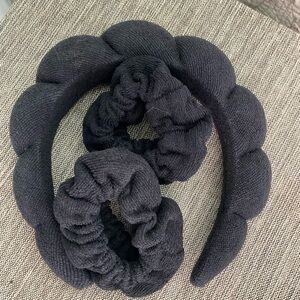 Scunci Black Headband and Scrunchie Duo